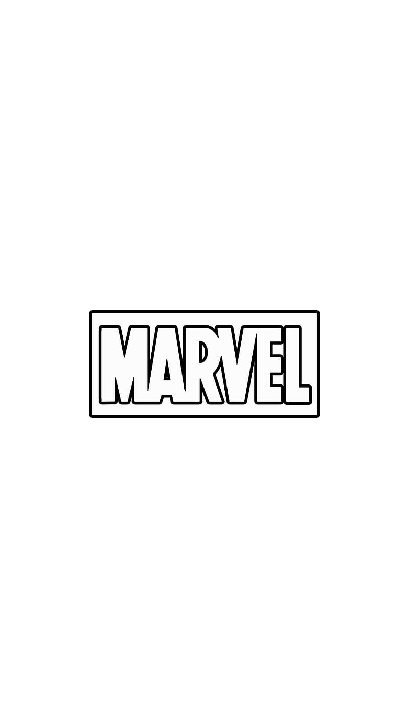 Marvel Logo Minimal Minimalism Minimalist Super Heroes White Hd Phone Wallpaper Peakpx