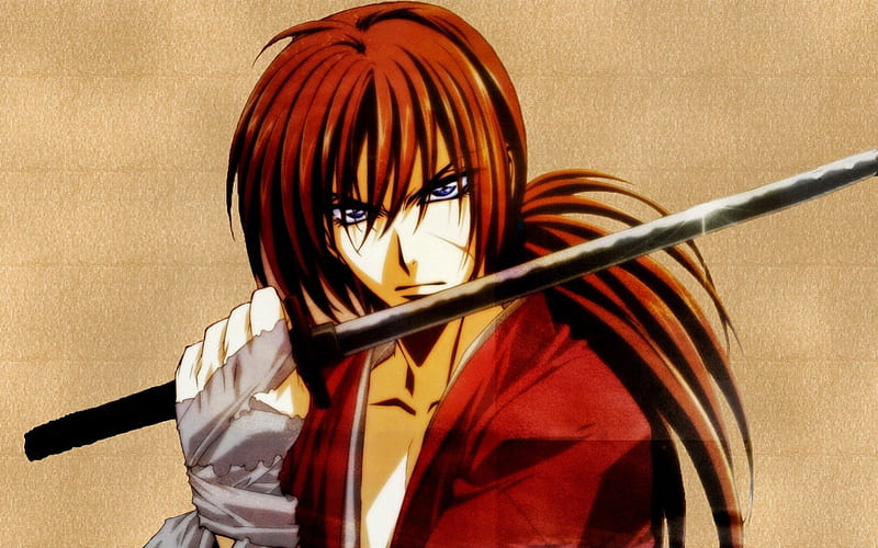 Kuroni Kenshin, kinshin, samurai x, samurai, anime, HD wallpaper