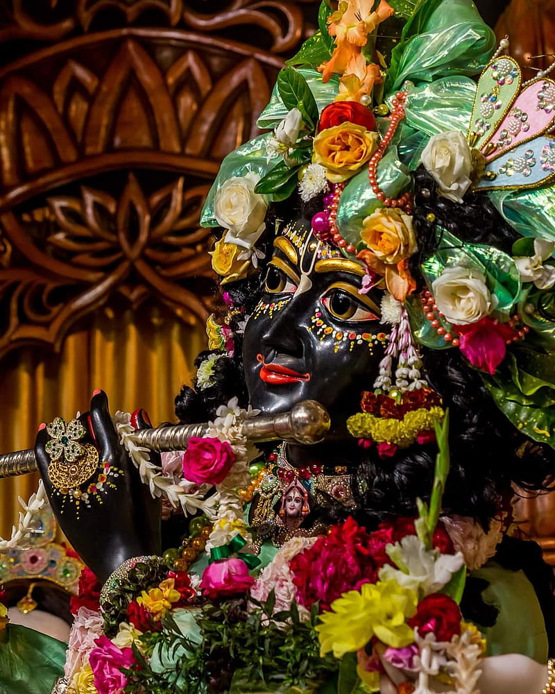 Radha Krishna Statue Radhika Madhav Idol Gopal Gopi Sculpture Girdhar  Statue | eBay