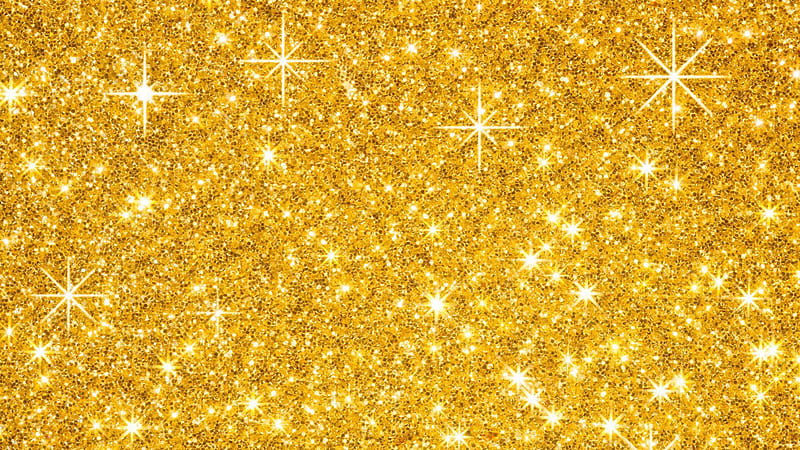 Glittering Gold Sparkles Gold, HD wallpaper