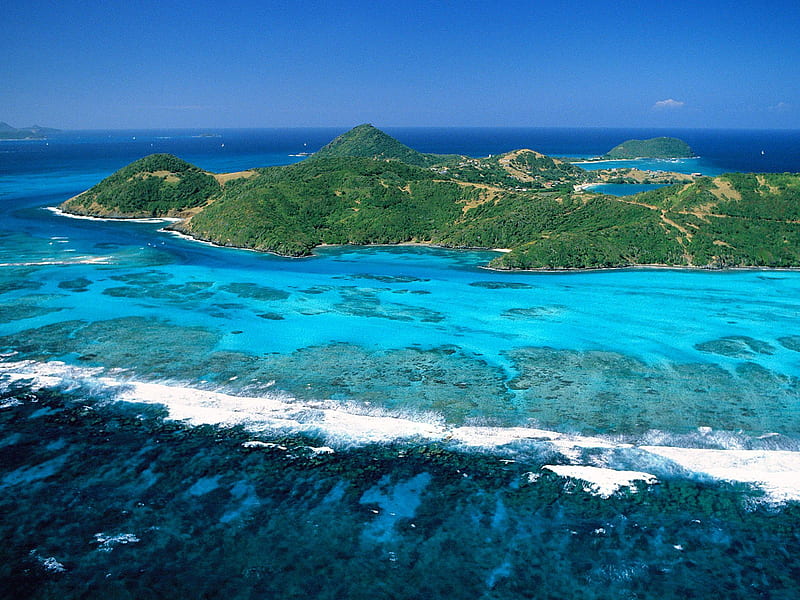 union island grenadine archipelago Lesser Antilles, archipelago, ocean, island, lesser antilles, grenadine, HD wallpaper