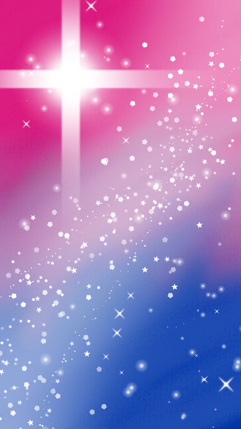 Bi galaxys, bi pride, bisexual, galaxy, galaxy pride, glitter, lights, pride, purple, HD phone wallpaper