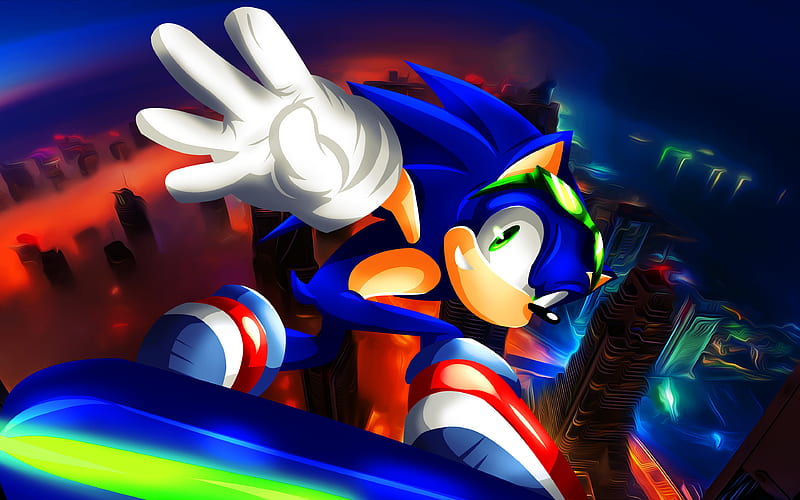 Sonic 2019 games, Sonic Riders Zero Gravity, poster, Un-Gravitify, Sonic, HD wallpaper