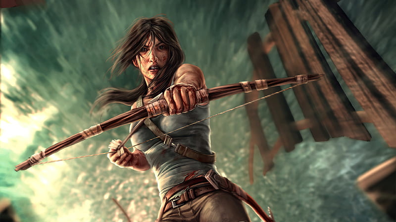 Lara Croft With Bow And Arrow, tomb-raider, lara-croft, games, 2021-games,  artstation, HD wallpaper | Peakpx