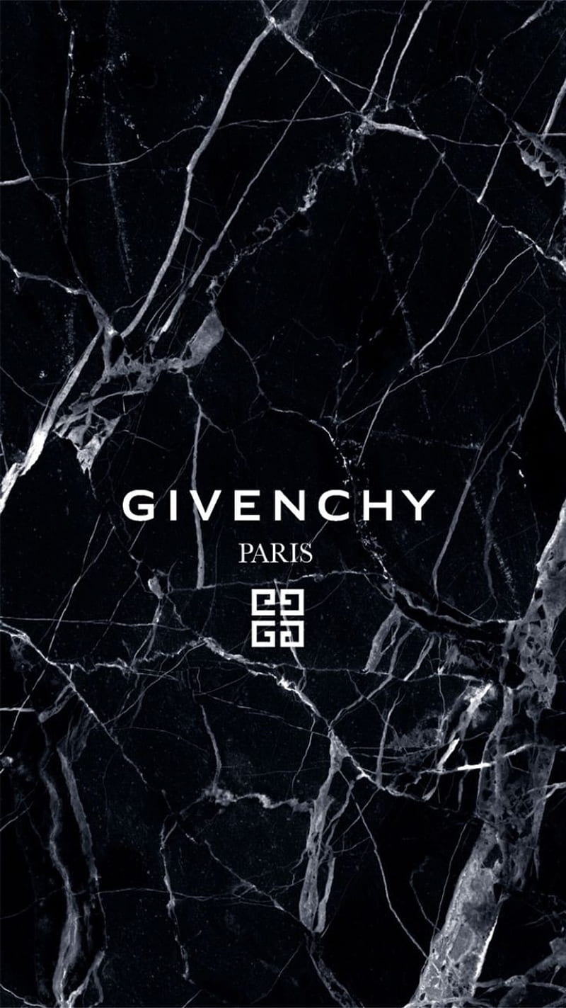 Givenchy, black, broken, cracked, glass, gold, marble, phone, screen, storm, storms, HD phone wallpaper