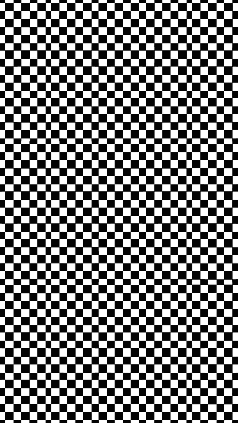 Checkered Tiles 04, black, black and white, checkered, white, HD phone wallpaper