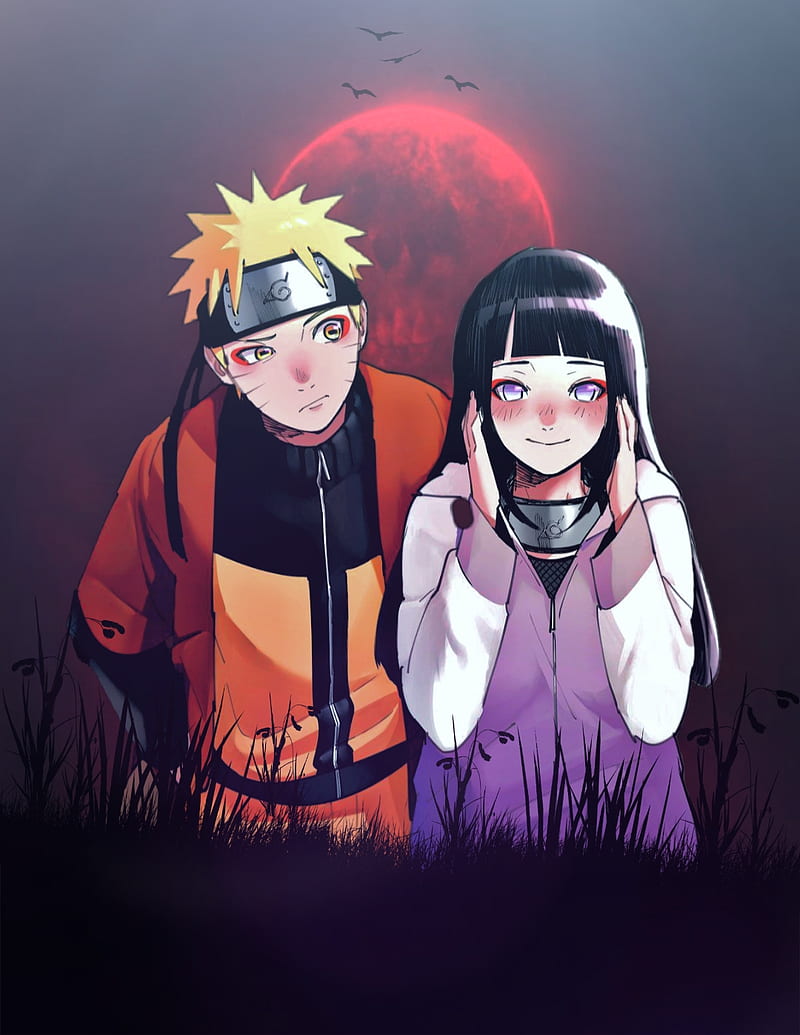 NARU-HINA EDIT, naruto, art, anime, HD phone wallpaper | Peakpx