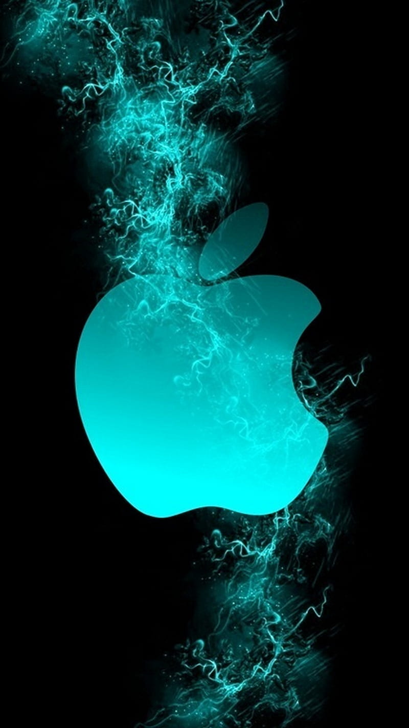 Apple, logo, smoke, HD phone wallpaper