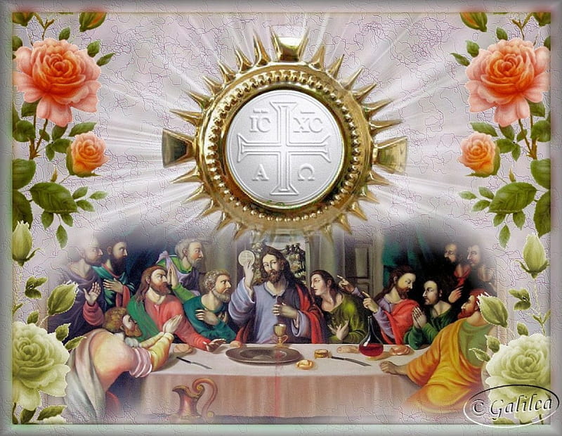 Last supper of JESUS, christ, jesus, love, mass, supper, HD wallpaper