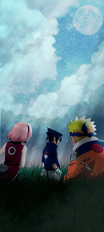 Kakashi Sasuke Naruto Sakura 4K Phone iPhone Wallpaper #504a