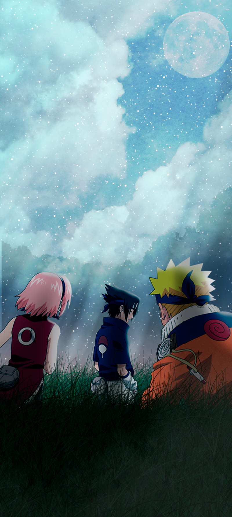 naruto sasuke and sakura as kids