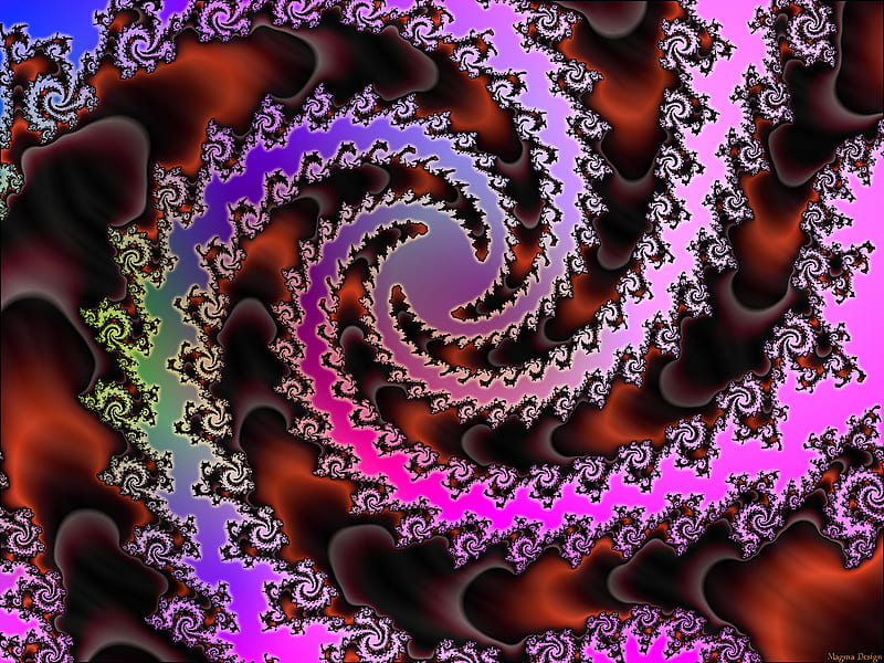 Magic Fractals, design, fractals, colors, magic, abstract, stylez ...