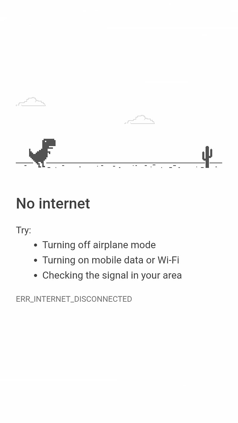 Chrome Game, google, dinosaur, offline, HD phone wallpaper