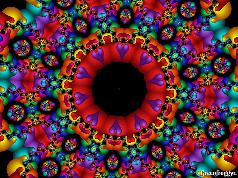 Kaleidoscope 🖥 Screensaver 4K 🖥 12 Hours - Background (No sound) Wallpaper  - YouTube