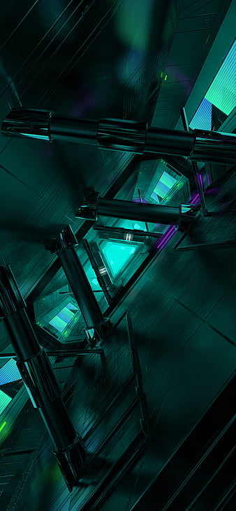Asus ROG 2, abstract, blue, matrix, HD phone wallpaper | Peakpx