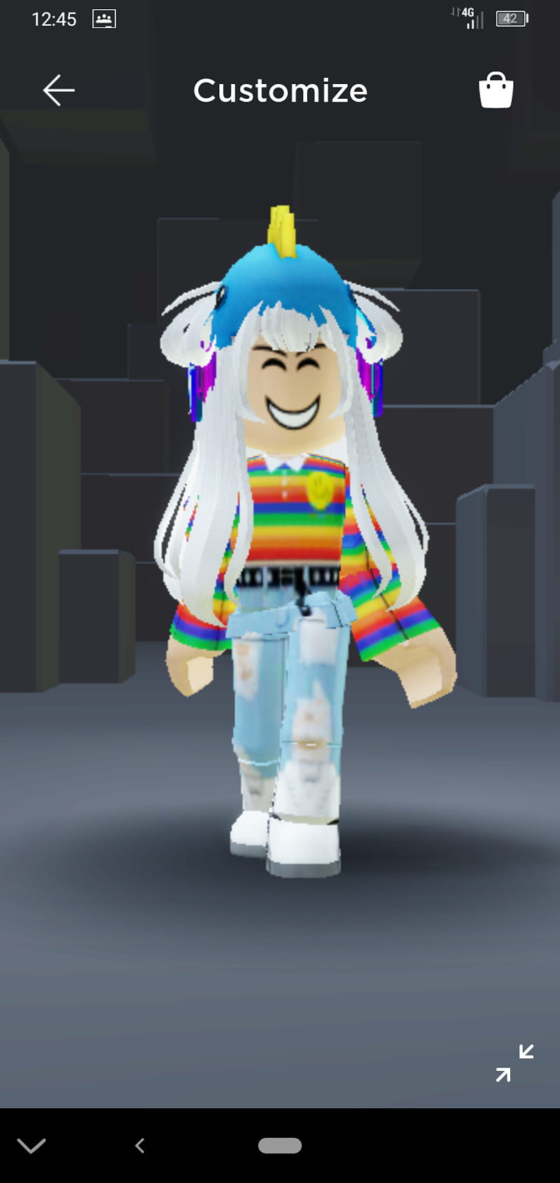 Roblox avatar, girl, glitch, HD phone wallpaper