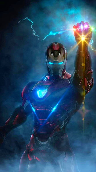 Iron Man, ironman, rdj, mcu, avengers 3, avengers 4, infinity gauntlet, marvel, thanos, HD phone wallpaper