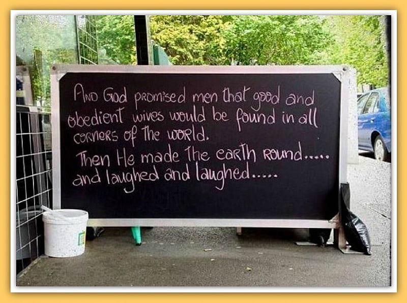 GOD LAUGHED, HUMOUR, LAUGH, FUNNY, GOD, HD wallpaper