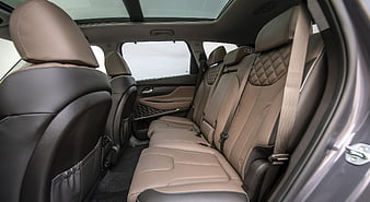 2021 Hyundai Santa Fe Hybrid - Interior, Rear Seats , car, HD wallpaper