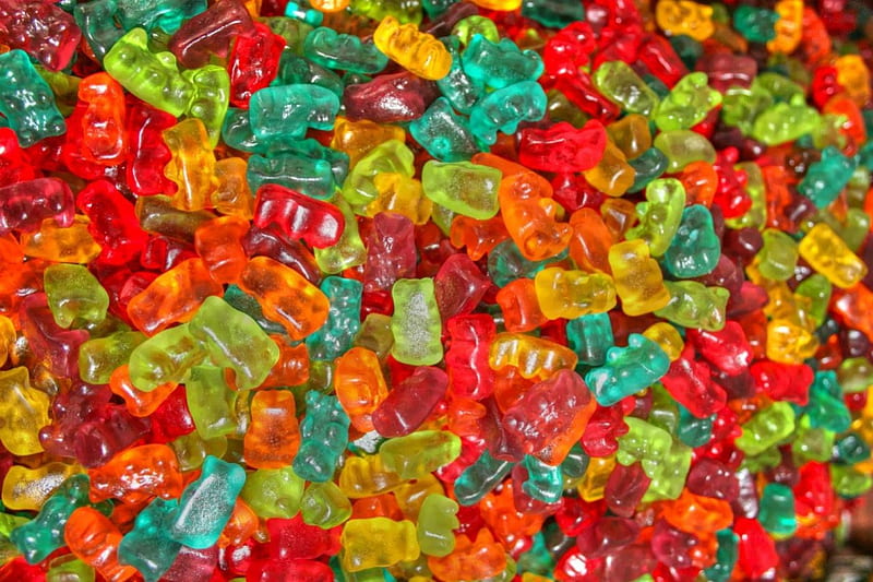Gummi Bears, candy, chewy, gummies, flavored, bears, HD wallpaper
