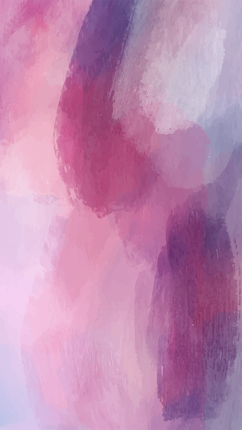 Watercolor, desenho, gradient, mix, paint, phone, pink, plus, HD phone wallpaper