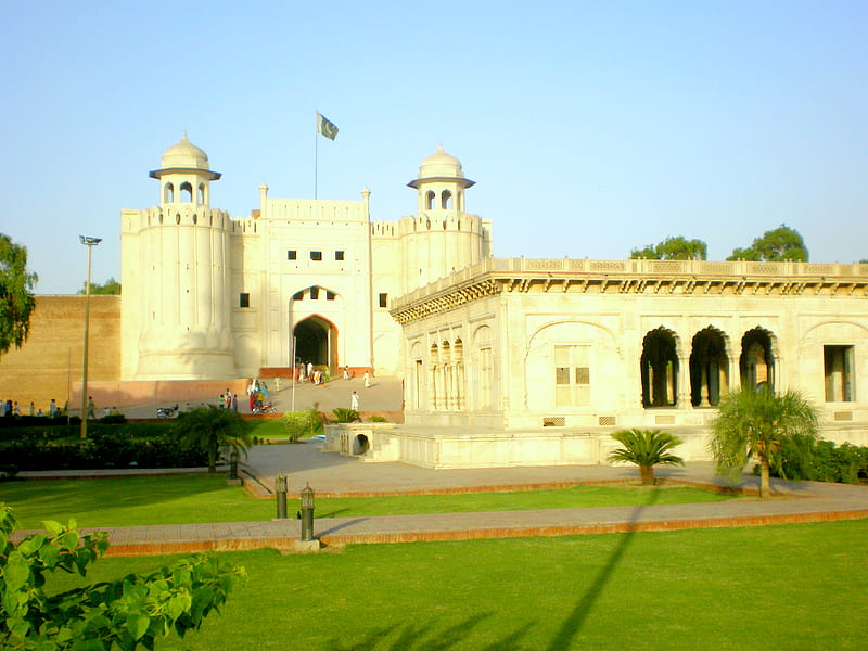 Lahore fort, architect, ancient, HD wallpaper