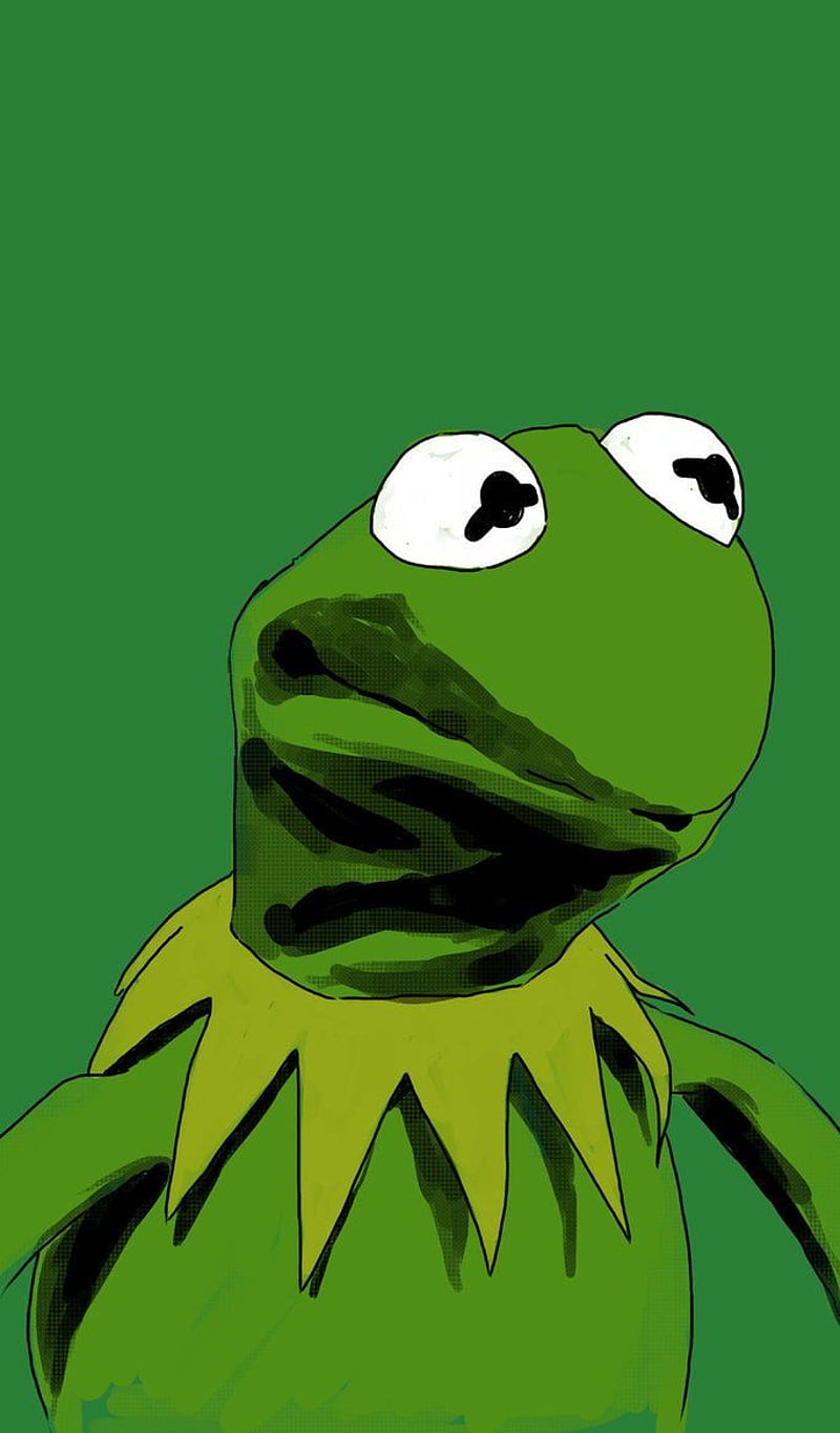 Kermit the Frog iPhone, Cartoon Frog, HD phone wallpaper