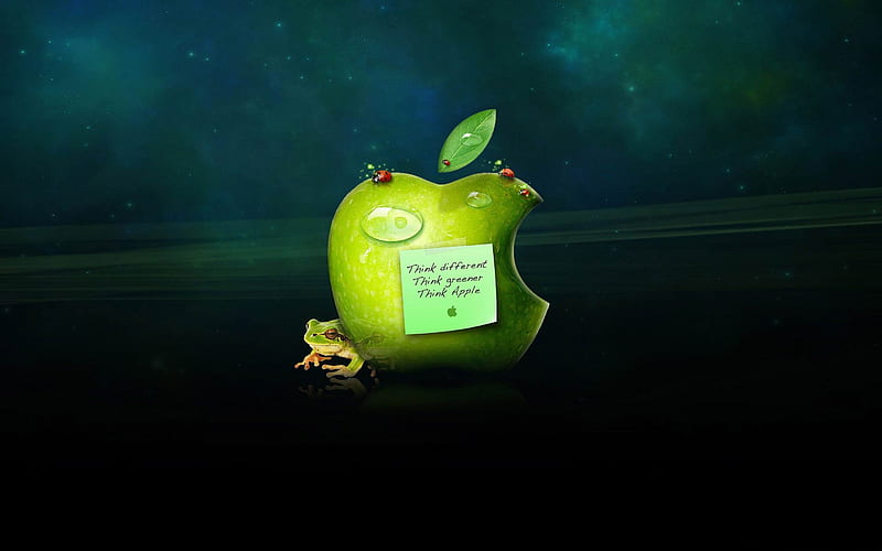 think-Apple MAC theme, HD wallpaper