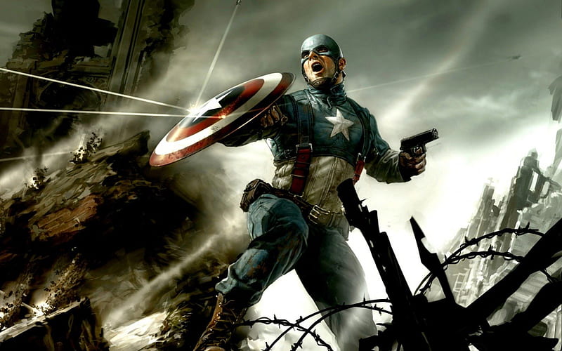 Capitan America Super Soldier, super soldier, sega, capitan, america, HD wallpaper