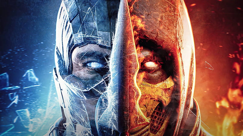 Mortal Kombat, Scorpion (Mortal Kombat) 4K, Sub-Zero (Mortal