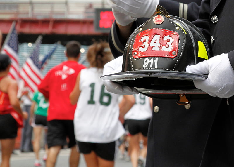 Firefighter Helmet, black, firefighters, helmet, HD wallpaper