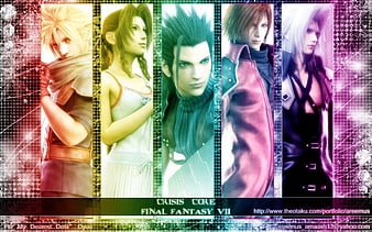 Crisis Core Final Fantasy VII Zack Fair Cloud Strife Sephiroth kei  kurono face black Hair computer Wallpaper png  PNGWing