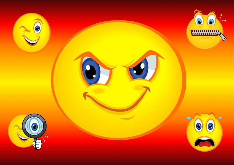 Cheeky Smiley, cheeky, smiley faces, zippered, wink, scared, HD wallpaper