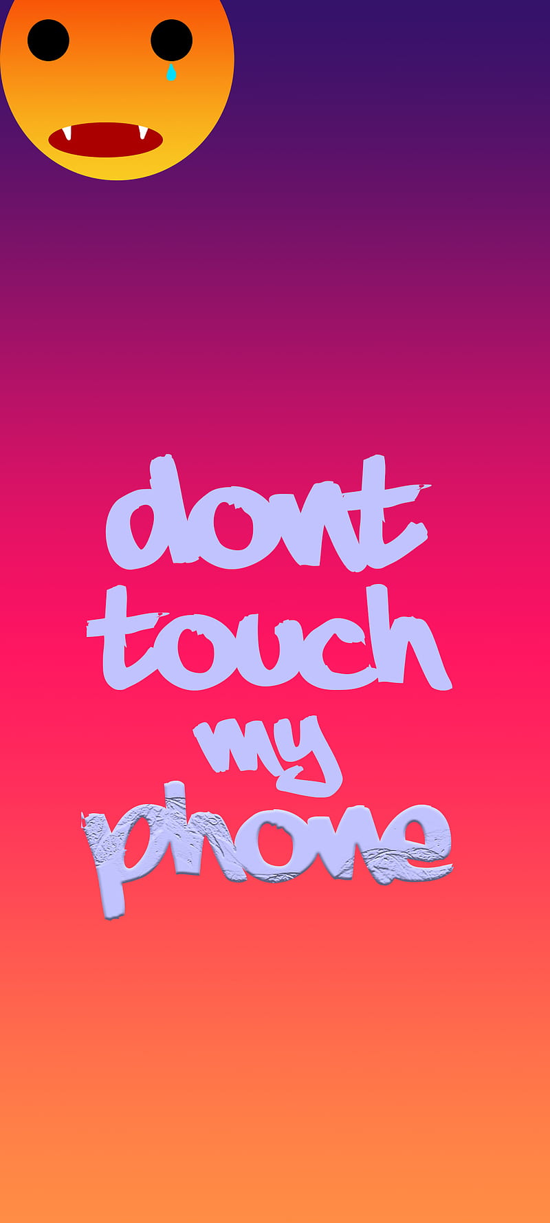 Emoji Cool For Girls dont touch my phone girl HD phone wallpaper  Pxfuel