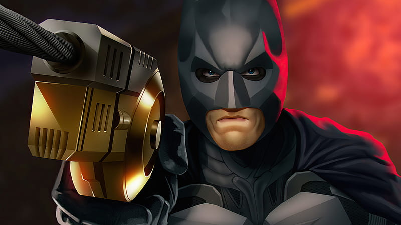 Batman Christian Bale Artwork , batman, superheroes, artwork, HD wallpaper