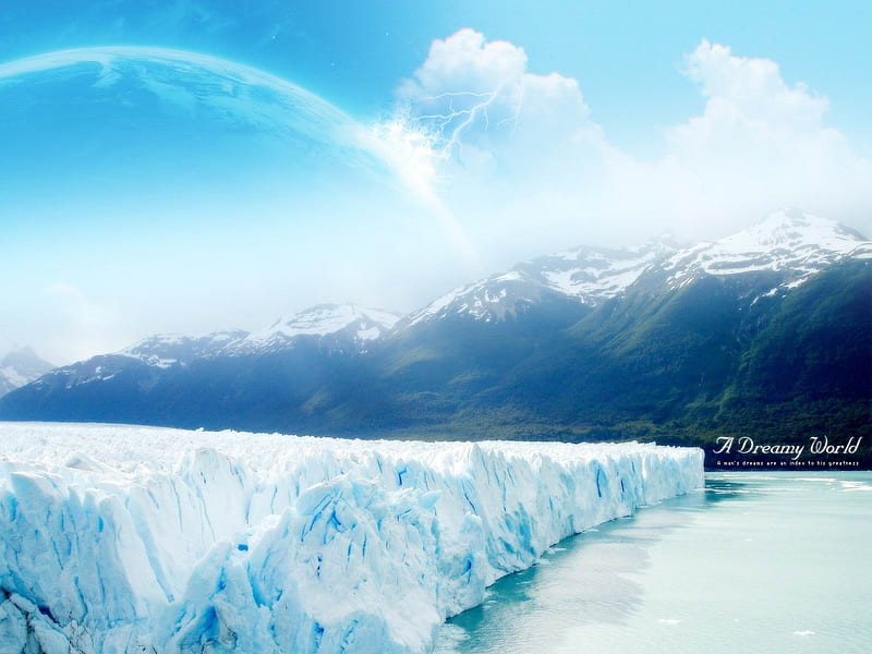 ice dreamy world-Dreamy and Fantasy, HD wallpaper