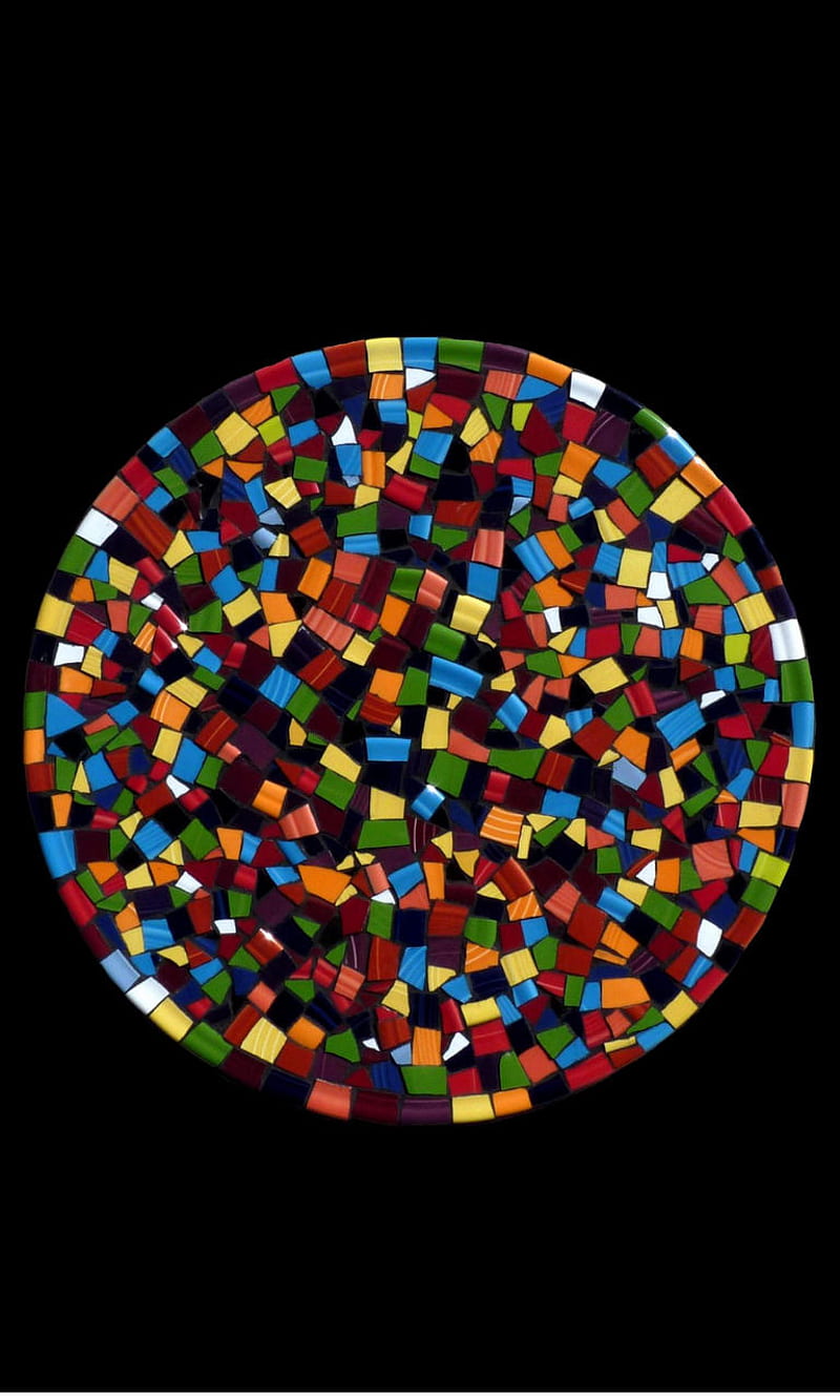 Circle, abstract, colors, tile, HD phone wallpaper