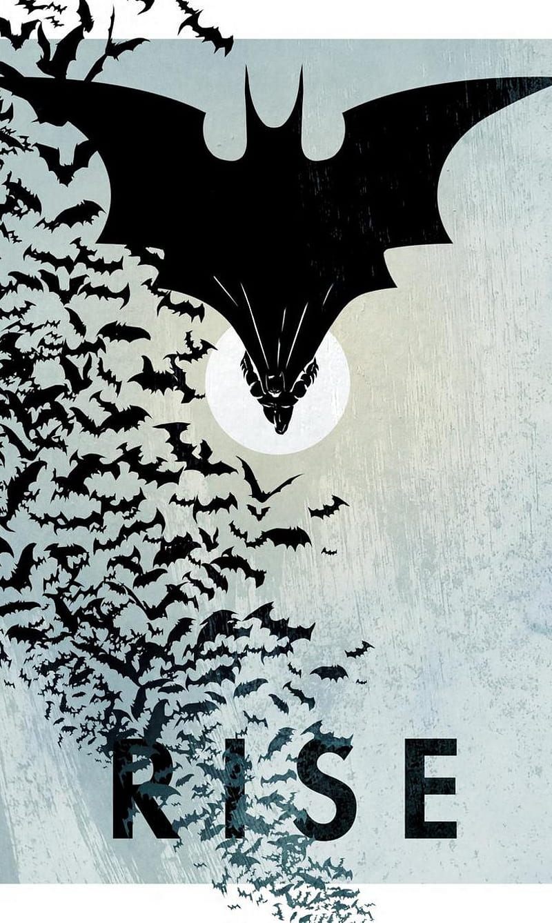 Desenho, batman, bats, cool, dark, drawn, full, knight, moon, rise, HD  phone wallpaper | Peakpx