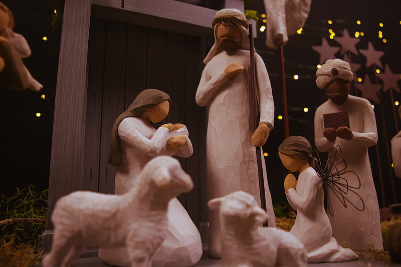 The Nativity set figurine, HD wallpaper