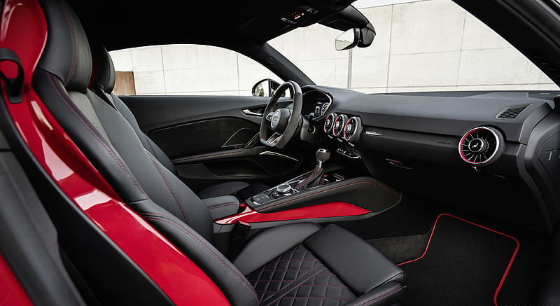 2021 Audi TTS Coupe Competition Plus (Color: Tango Red) - Interior, Seats , car, HD wallpaper