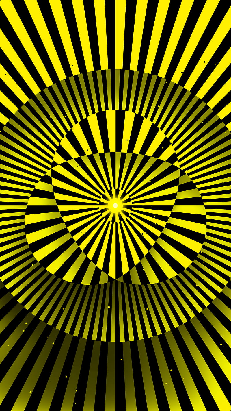 Manipura chakra, Divin, abstraction, circle, conception, cosmic, energy, geometric, hypnotic, illusion, kinetic, op-art, optical, optical-art, optical-illusion, psicodelia, rays, trippy, visionary, visual, yellow, yoga, HD phone wallpaper