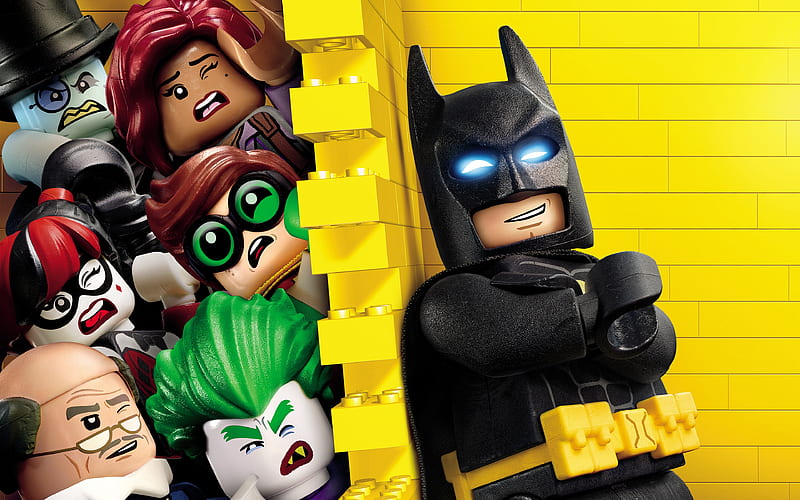 The Lego Batman Movie, Batman, Lego, funny, movie, HD wallpaper