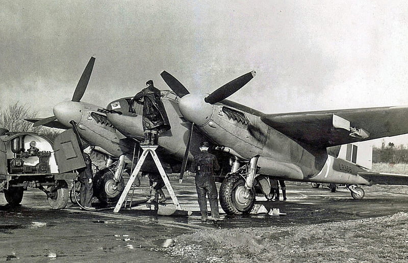 De Havilland DH-98 Mosquito FB6, Mosquito, Twin Engine, De Havilland, WWII, HD wallpaper