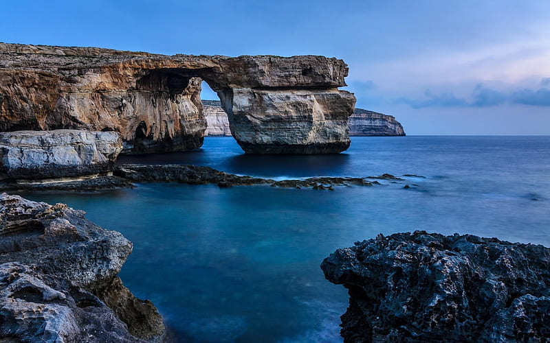 Malta Rock Sea Coast, rock, sea, coast, nature, HD wallpaper