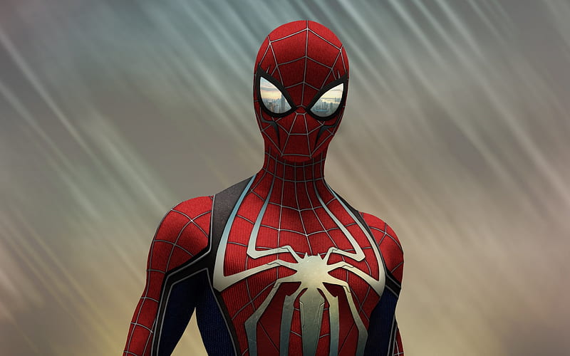 Spiderman, 3d art, superheroes, comic characters, portrait, HD wallpaper