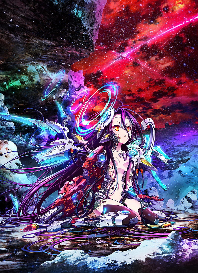 Wallpaper magic, characters, blue hair, yellow hair, bombski, No game no  life, No Game No Life : Zero, Shuvi for mobile and desktop, section сёнэн,  resolution 1920x1200 - download