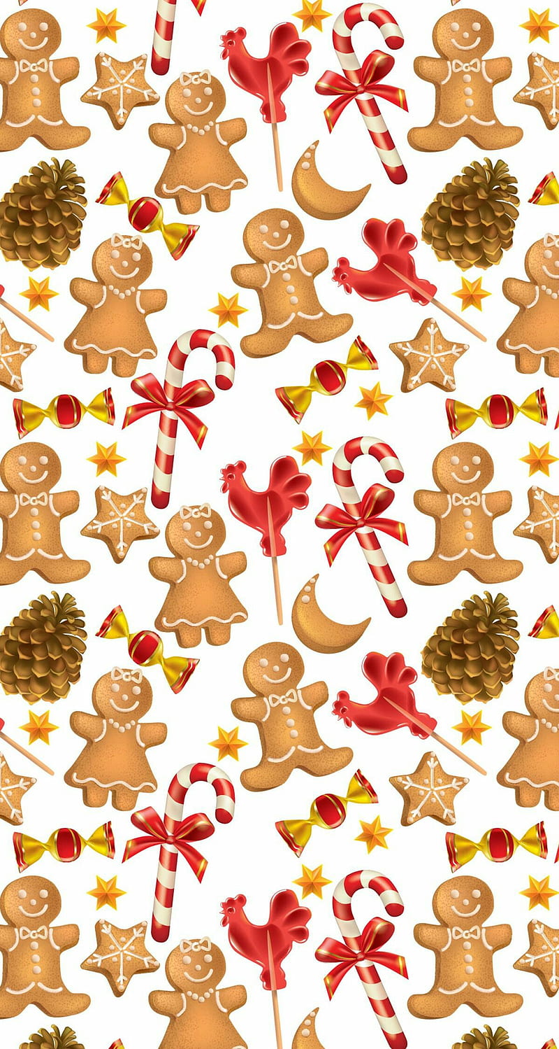 Gingerbread, holidays, HD phone wallpaper