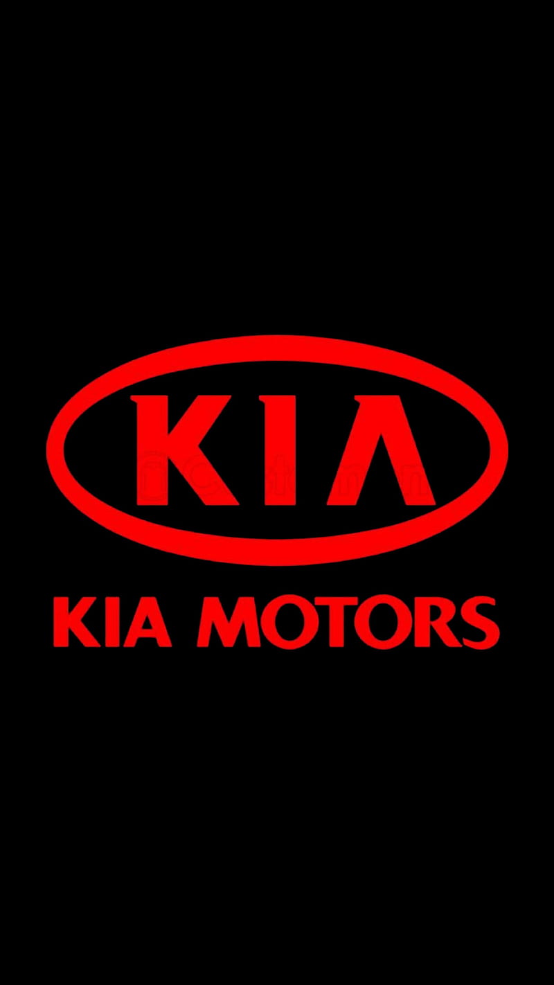 KIA Motors Red, kia, kia motors, motors, phone, red, HD phone wallpaper
