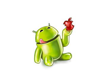 Android frisst Mac, HD-Hintergrundbild