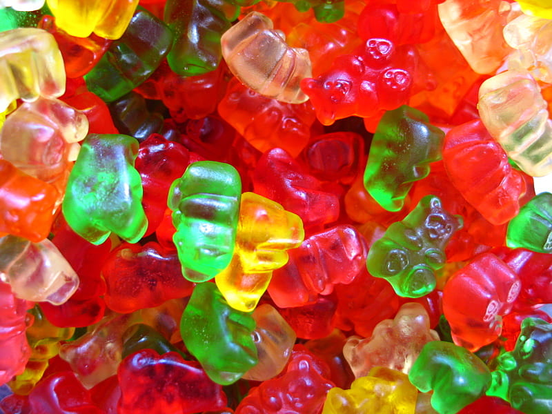 Gummy Bears, candy, gummys, bears, HD wallpaper